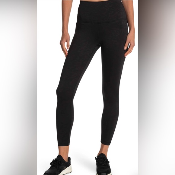 90 Degree By Reflex Pants - NWT 90 Degree By Reflex Leopard Jacquard Print Leggings—Size Small